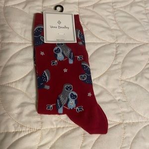 Vera Bradley Night Sky Owls Socks